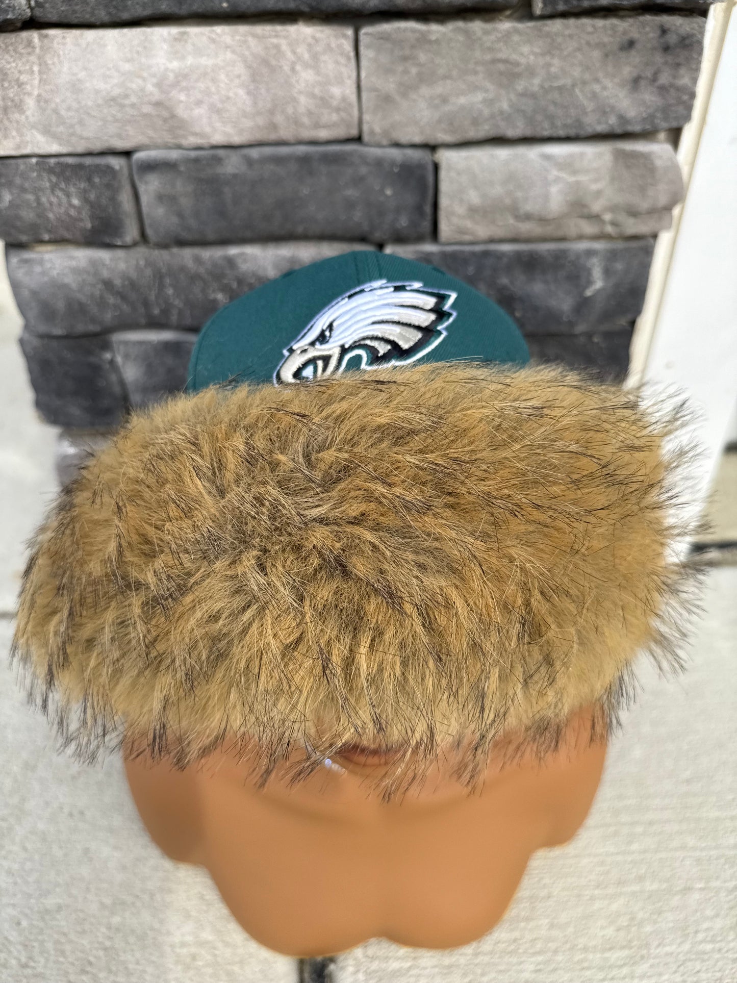 Eagles Faux Fur Brim Hat
