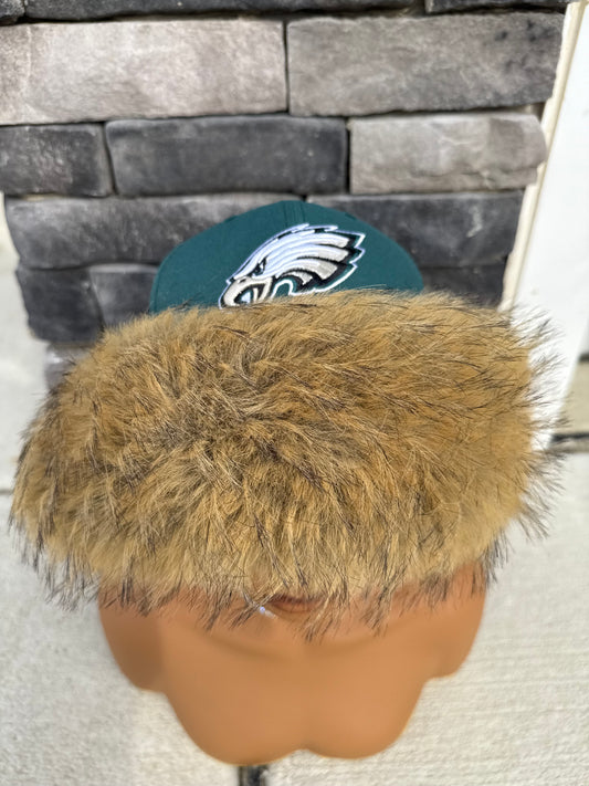 Eagles Faux Fur Brim Hat
