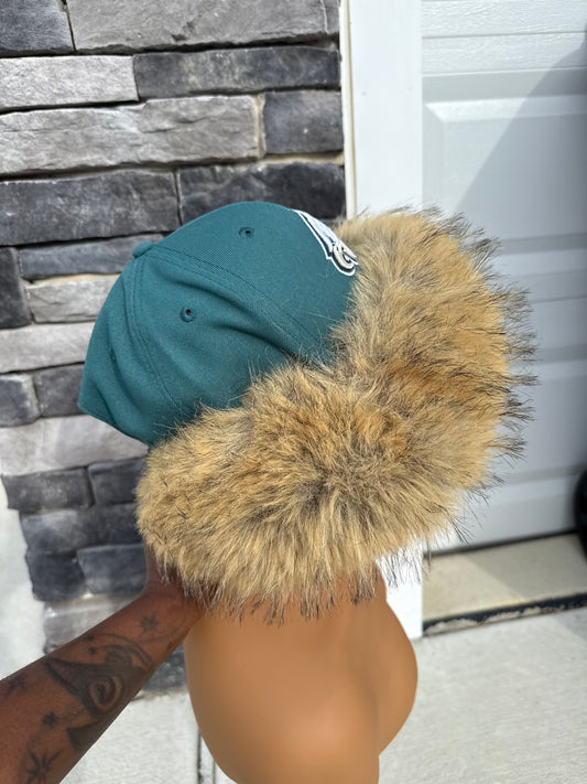 Eagles Faux Fur Brim Hat