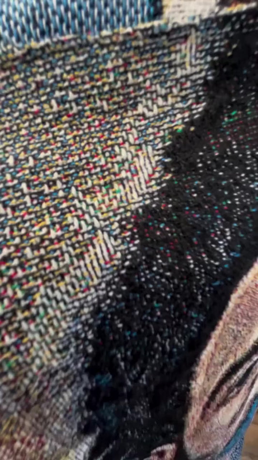 Zipper Tapestry hoodie